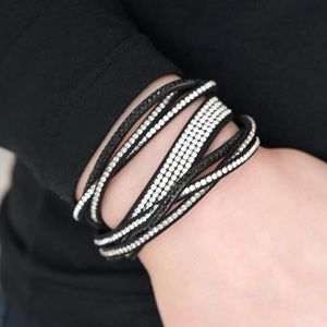 Black wrap bracelet